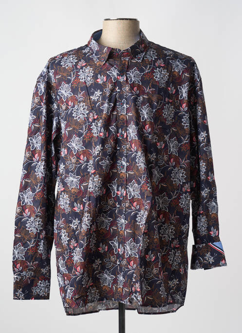 Chemise manches longues bleu EMYLE pour homme