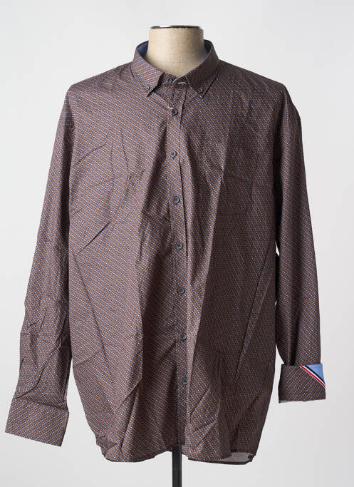 Chemise manches longues bleu EMYLE pour homme