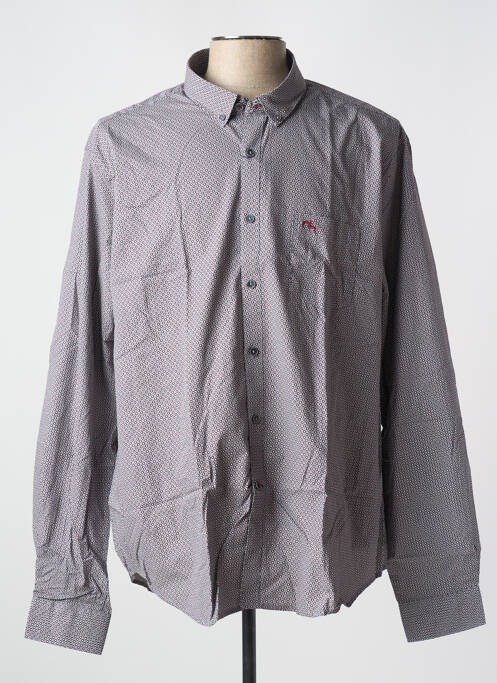 Chemise manches longues gris DOSGALGOS pour homme