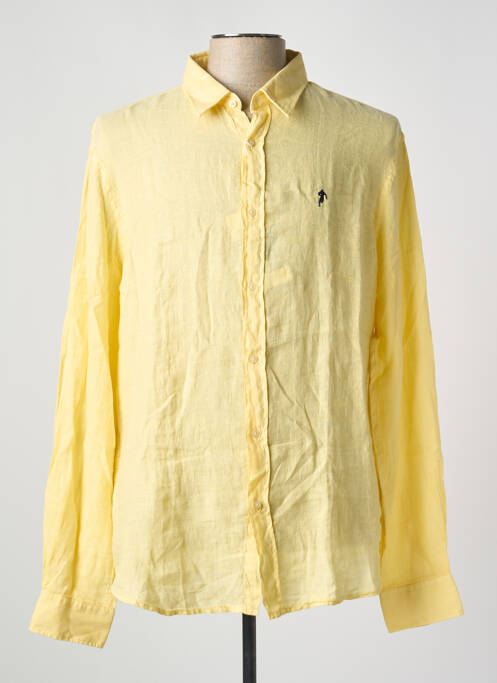 Chemise manches longues jaune RUCKFIELD pour homme