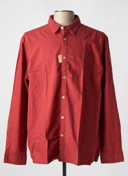 Chemise manches longues orange OXBOW pour homme