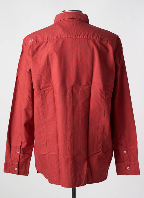 Chemise manches longues orange OXBOW pour homme