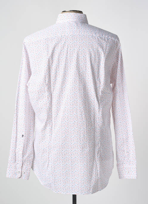 Chemise manches longues rouge SEIDEN STICKER pour homme