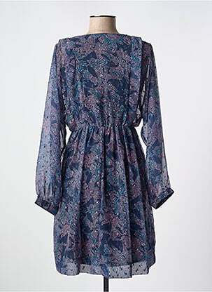 Robe courte manches longues manches longues bleu TIFFOSI femme
