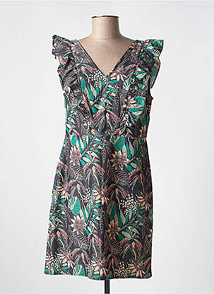 Robe courte sans manche sans manche gris KAPORAL femme