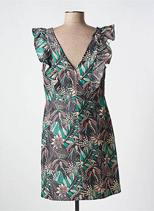 Robe courte sans manche sans manche gris KAPORAL femme