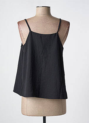 Top coupe fluide fines bretelles noir KAFFE femme