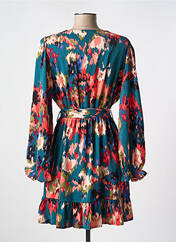 Robe courte vert PAPILLONNE pour femme seconde vue