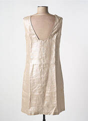 Robe mi-longue beige MALOKA pour femme seconde vue