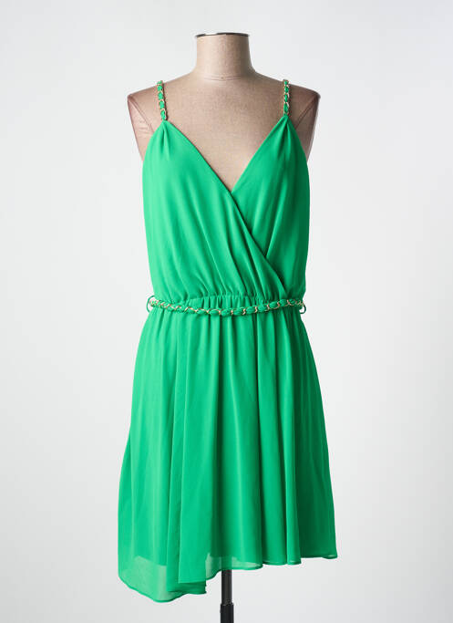 Robe courte vert MORGAN femme