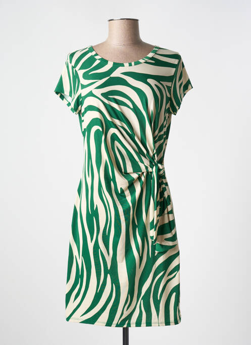 Robe courte vert MORGAN pour femme