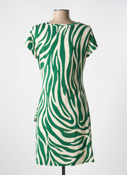 Robe courte vert MORGAN pour femme