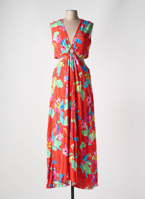 Robe longue orange DESIGUAL pour femme