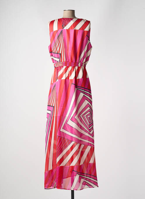 Robe longue rose MORGAN pour femme