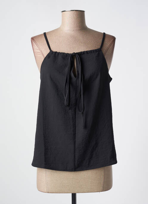 Top noir KAFFE pour femme