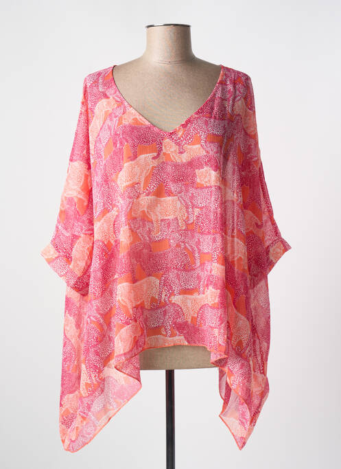 Tunique manches longues rose MOLLY BRACKEN pour femme