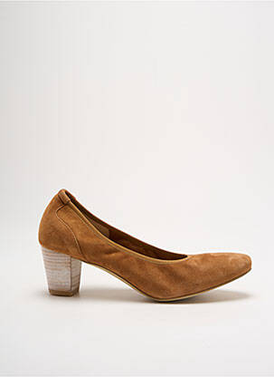 Escarpins nubuck talon de 4 à 6cm marron PERLATO femme