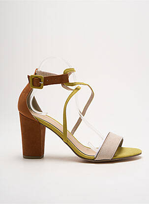 Sandales/nu pieds fermeture bride(s) talon de 7 à 9cm vert MARCO TOZZI femme