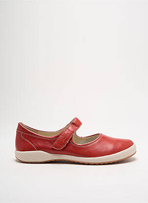 Ballerines semelle amovible talon plat jusqu'à 3cm rouge ROMIKA femme