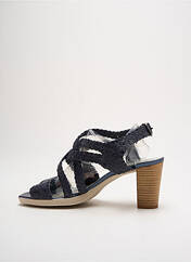 Sandales/Nu pieds bleu UN TOUR EN VILLE pour femme seconde vue