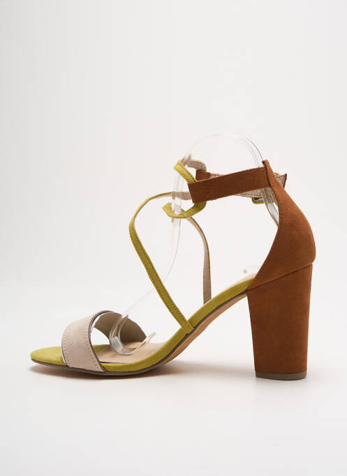 Sandales/nu pieds fermeture bride(s) talon de 7 à 9cm vert MARCO TOZZI femme