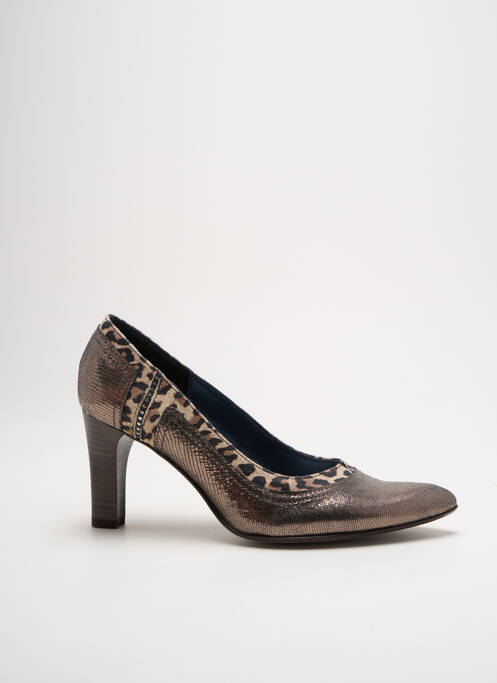 Escarpins marron UN TOUR EN VILLE pour femme