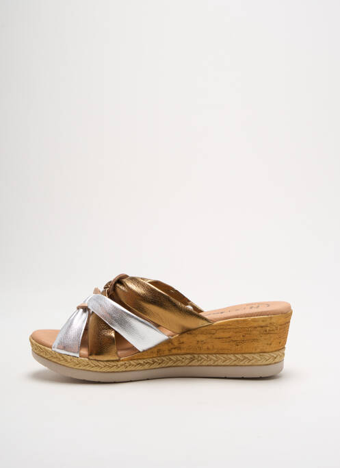 Mules/Sabots argent JORDANA pour femme