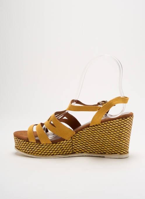 Sandales/Nu pieds jaune MARCO TOZZI pour femme