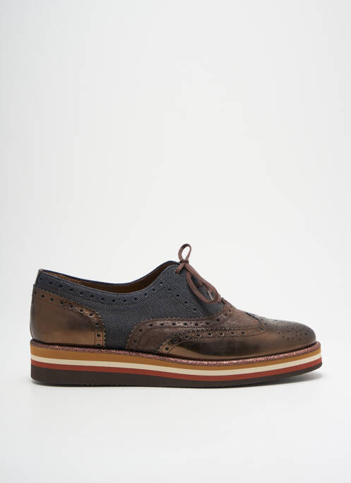 Derbies marron PERTINI pour femme