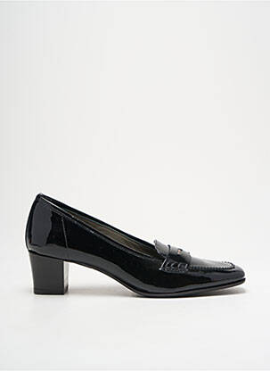 Mocassins matière lisse talon de 4 à 6cm noir PARLANTI femme
