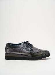 Derbies type de semelle amortissante talon de 4 à 6cm argent KARSTON femme