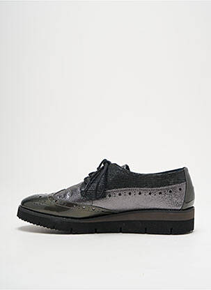 Derbies type de semelle amortissante talon de 4 à 6cm argent KARSTON femme