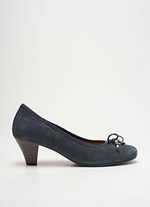 Escarpins talon aiguille talon de 4 à 6cm bleu GABOR femme