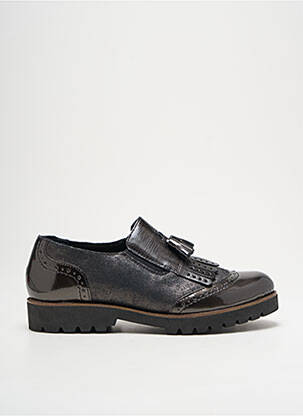 Mocassins matière lisse talon plat jusqu'à 3cm gris REMONTE femme