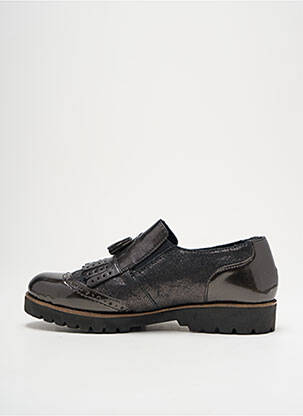 Mocassins matière lisse talon plat jusqu'à 3cm gris REMONTE femme