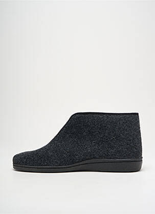 Chaussons/pantoufles bout rond bout rond gris GOES homme