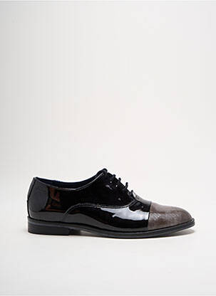 Derbies matière lisse talon plat jusqu'à 3cm noir DORKING femme