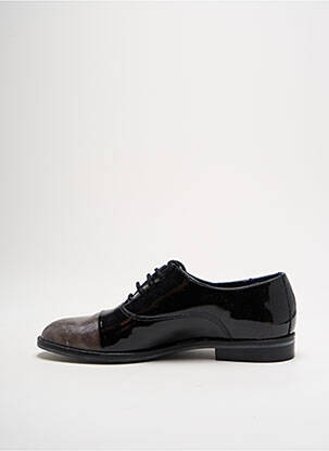 Derbies matière lisse talon plat jusqu'à 3cm noir DORKING femme