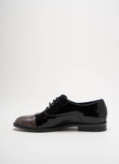 Derbies matière lisse talon plat jusqu'à 3cm noir DORKING femme