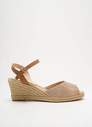 Espadrilles beige MAYBE pour femme