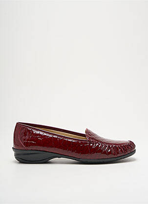Mocassins voute plantaire talon plat jusqu'à 3cm rouge BOISSY femme