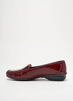 Mocassins voute plantaire talon plat jusqu'à 3cm rouge BOISSY femme
