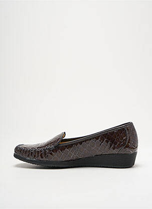 Mocassins voute plantaire talon plat jusqu'à 3cm gris BOISSY femme