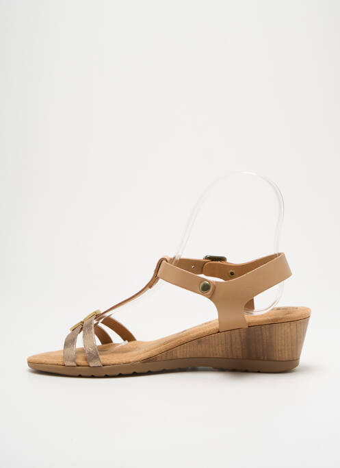Sandales/Nu pieds beige TAMARIS femme