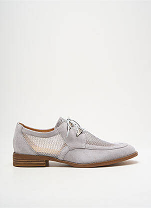Derbies nubuck talon plat jusqu'à 3cm gris ADIGE femme
