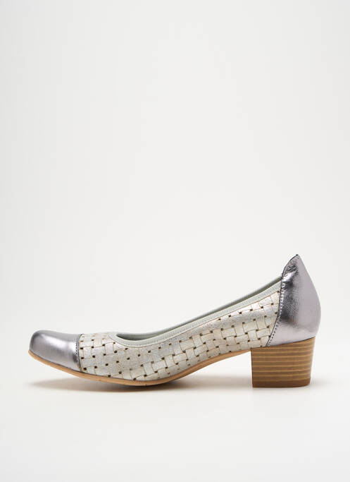 Sandales/Nu pieds argent UN TOUR EN VILLE pour femme