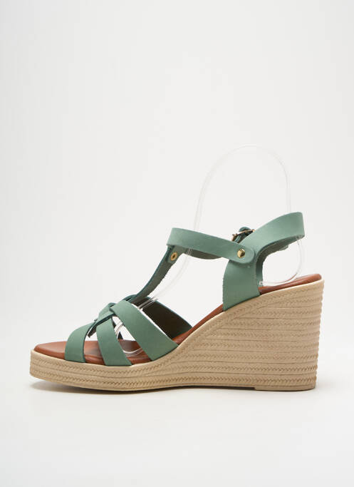 Sandales/Nu pieds vert GIRLHOOD pour femme