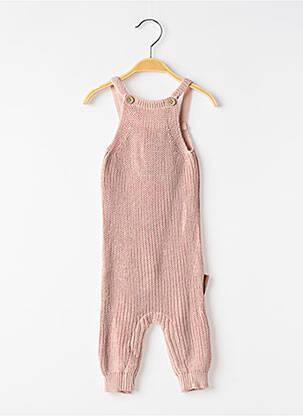 Salopette col rond sans manche rose BABY'S ONLY enfant