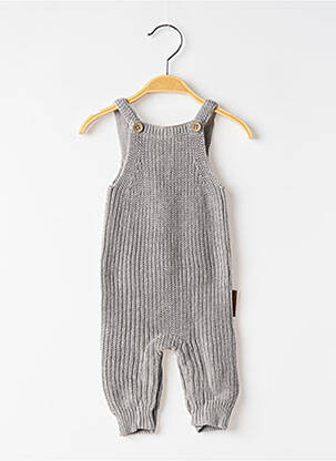 Salopette col rond sans manche gris BABY'S ONLY enfant