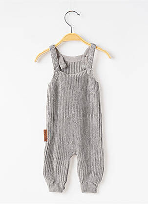 Salopette col rond sans manche gris BABY'S ONLY enfant
